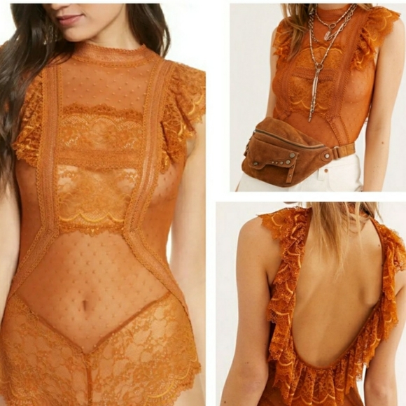 Free People Tops - FREE PEOPLE 🧡 Bodysuit